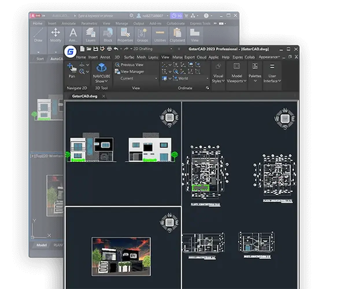 GstarCAD 2026 Familiar Interface - DWG Compatibility Features